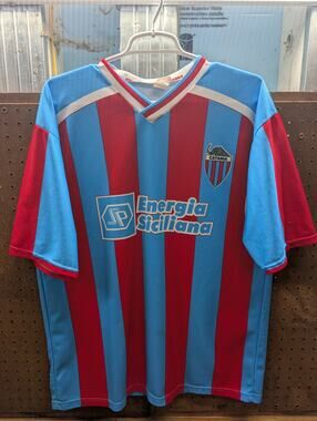 Calcio Catania Maxi 11 Jersey Energia Siciliana Soccer Shirt XL